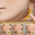 thumbnail image 3 of Facial contour lymphatic massage brush, lifts and firms, eliminates puffiness and double chin, promotes blood circulation, soft bristles, ergonomic wooden handle, portable design.(3PC), 3 of 8
