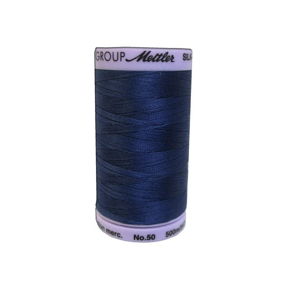 Mettler Silk Finish Cotton #50 547yd True Navy