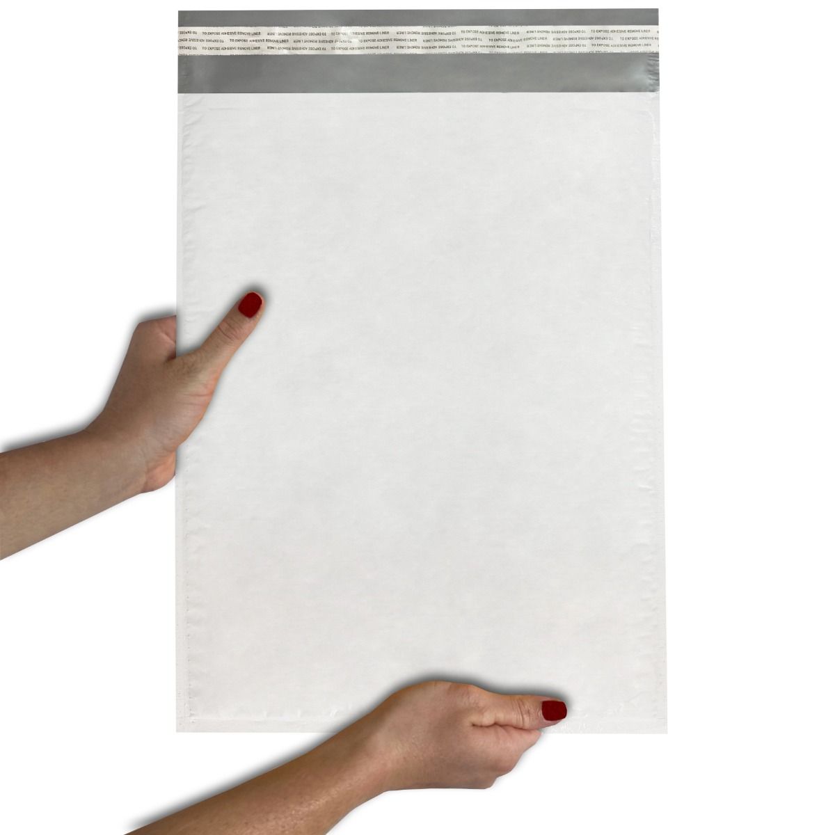 StarBoxes 200 Poly Bubble Mailer Bags 10.5x16" #5 Envelopes White Self-Seal