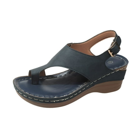

WNVMWI Sandals Women Summer Slippers for Women Summer Brown Sandals Shoes Slippers Flip Flops Women s Summer Fashion Solid Flip Toe Beach Sandals Casual Simple Wedge Sandals Dressy Casual Sho Size 37