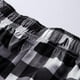 thumbnail image 4 of Pantalones de pijama deportivos holgados con estampado a cuadros informales a la moda para hombre, 4 of 4
