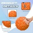 thumbnail image 3 of BESTSKY 2 Pcs Exercise Ball,6.3*6.3*3.15in Birth Ball,Anti-Slip Pregnancy Ball,Orange, 3 of 7
