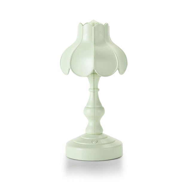 Luces de mesa 2w Forma de flores Decoración LED Lámparas nocturnas de ahorro de energía Encuentra conjuntos de iluminación decorativa para el dormitorio Hotel Light Green Yuarrent HA011360-03B