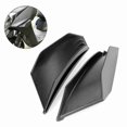 thumbnail image 3 of 1 Pair Universal Motorcycle Winglets Fairing Winglets Aerodynamic Wing Kit Black Red ABS Fit, 3 of 7