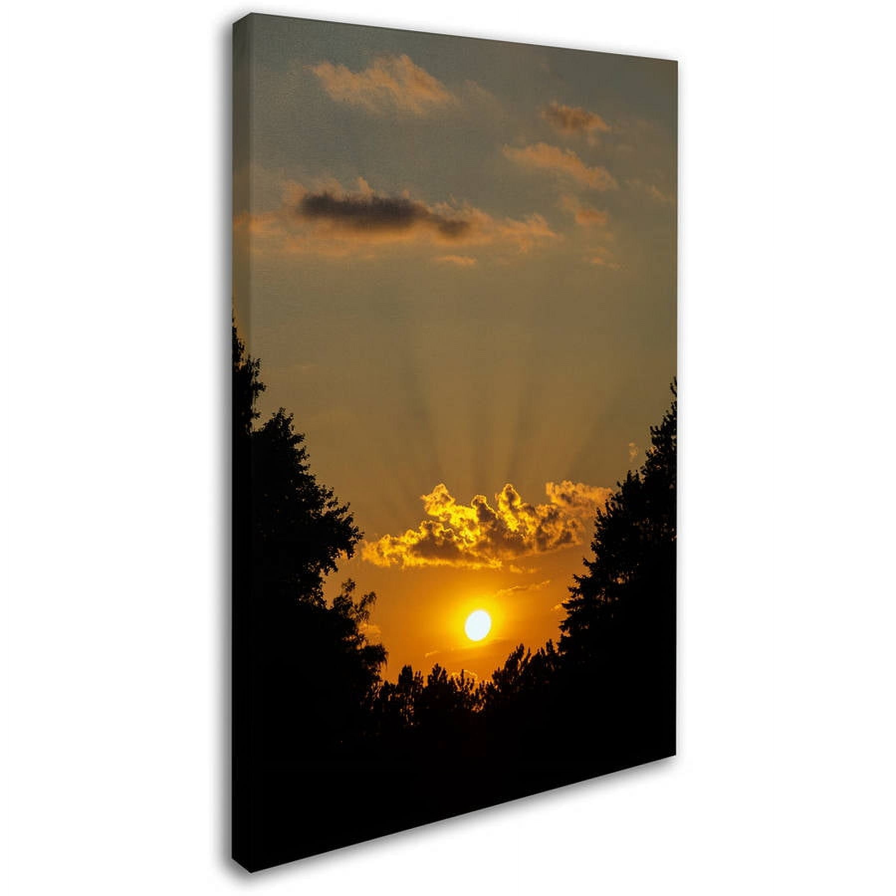 Trademark Fine Art "September Sunset" Canvas Art by Kurt Shaffer