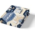 thumbnail image 4 of Juego de cama de tamaño completo, geométrica Hexágono Océano Funda Nórdica Niños Niños Niñas, 4 of 8