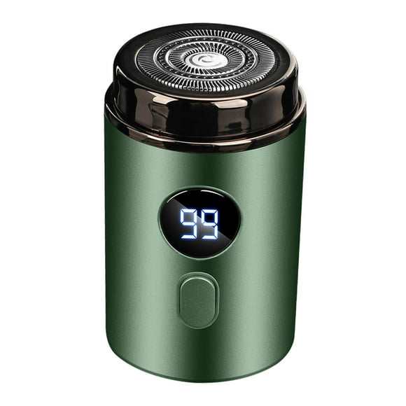 Afeitadora de viaje para hombres jinwen Mini afeitadora portátil compacta extraíble para barba facial verde