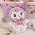 thumbnail image 1 of LLavero de muñeco de peluche Kawaii Sanrio Mymelody Kuromi Cinnamoroll, colgante para bolsa escolar, decoración para niñas, regalo de Navidad, muebles para el hogarKuromi Fivean Toy model, 1 of 1
