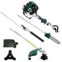 4 in 1 Multi-Functional Trimming Tool, 31CC 4-Cycle Garden Tool System with Gas Pole Saw, Hedge Trimmer, Grass Trimmer, and Brush Cutter EPA Compliant