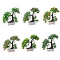 thumbnail image 3 of Cheers.US 1Pc Artificial Plants Bonsai Tree Bonsai Simulation Potted Plant Desk Fake Tree Decorative Bonsai Ornaments for Home Office Shop, 3 of 4