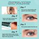 thumbnail image 5 of Kit de extensión de pestañas AMZGIRL LASH Clusters, 200 unidades, 70D, rizo en D, 5 of 6
