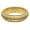 Gold, variant on Stretch Bracelet For Women, Gold Plated Chunky Bangle, Flexible Polished Stainless Steel Omega Snake Link Chain 20mm Wide Wristband Trendy Jewelry