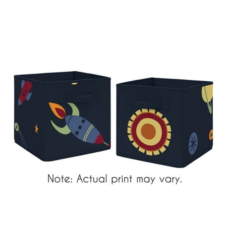 UPC: 0846480066194 | Space Galaxy Collection Foldable Fabric Storage Bins – Set of 2