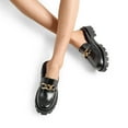 thumbnail image 6 of BURUDANI Women Platform Chunky Mules Slip-On Slides, 6 of 7