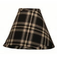 thumbnail image 1 of Richman Black with Gray and Cream 10" Bulb Clip Fabric Lamp Shade by Raghu, 1 of 3