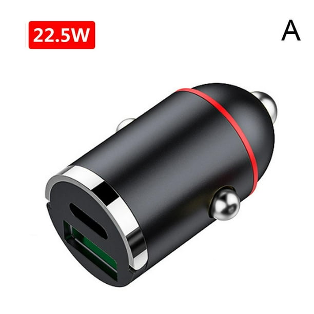 USB + TypeC Car Charger Super Fast Charging Digital GX Display 2023AU D5F9