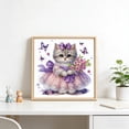 thumbnail image 5 of Beaded Plant Kit,Diamond Art,5D Special Shape Diamond Art Kits for Beginners,12*12IN PAINTING Kits for Adults Cat, Crystal Rhinestones PAINTING for Home Wall Decoration(C), 5 of 6