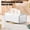 #1-Whiteγ1x Tissue BoxγγJust Landedγ, variant on Tissue Box Drawer Organizer, Transparent Wall Mounted Bathroom and Kitchen Storage Container for Paper Towels, Clutter-free Living Room Coffee Table Decor, Topliu