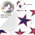 thumbnail image 2 of Dish Drying Mat Independence Day Abstract Stars Microfiber Kitchen Dish Mat Super Absorbent Dish Drainer Mat Fast Drying Heat-resistant Drying Mat for Kitchen Counter, 18"x24", 2 of 7