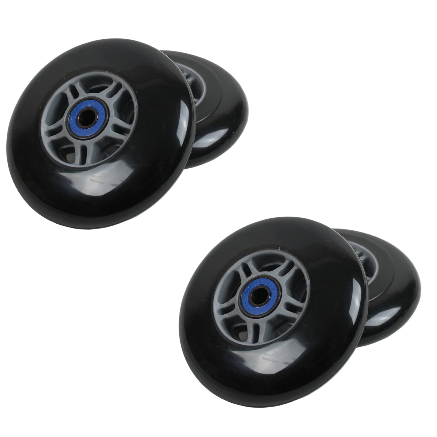Replacement Scooter Wheels with Abec 7 Bearings 100mm Black Wheel 4