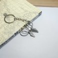 thumbnail image 3 of Metal Scissors Keychain, Silver, 3 of 3