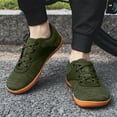 thumbnail image 2 of Mens Wide Toe Zero Drop Barefoot Fashion Sneakers Walking Shoes Comfortable Casual Driving Running Flats, 2 of 7