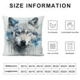 thumbnail image 5 of MLJA  Blue-Eyed Wolf Printed Twin Sides Decorative Throw Pillow Cushion Covers ,Throw Pillow Cases for Couch Bedroom Car, 5 of 5