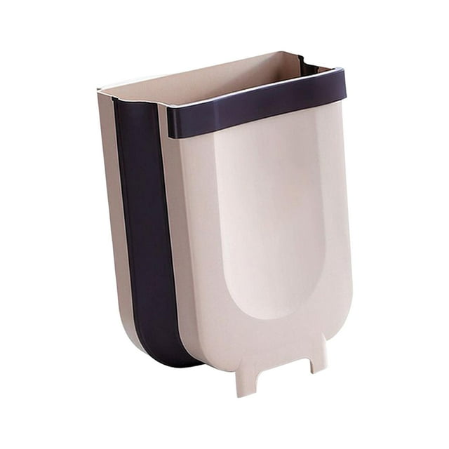 Cubo de basura plegable de pared para colgar en la cocina Caqui L