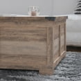 thumbnail image 4 of BizChair 35.75" Farmhouse Storage Coffee Table with Hinged Lift Top, Large Coffee Table with Hidden Storage, Gray Wash, 4 of 12