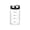 Clear, variant on Glass Salt and Pepper Shakers with Adjustable Pour Holes and Rotating Lids, Clear Spice Dispensers Seasoning Jars for Kitchen, BBQ, Camping, Restaurant, and Farmhouse Table Use 200ML
