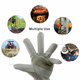 thumbnail image 5 of Doble piel vacuno trabajo jardineria, corte, construccion, guantes moto muñequera elastica, unisex MFZFUKR CPB-US-DYP714-2, 5 of 5