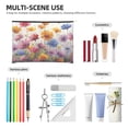 thumbnail image 4 of Hirioo Colorful Wildflower Meadow for Paper Reusable Cosmetic Bag Zipper Encouragement Travel Pouch Toiletry Bag for Women Girls, 4 of 7