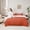 Orange, variant on Manfei Orange Bed in a Bag Twin Size,White Gradient Bed Set,Modern Abstract Art Bedding Twin Size,Ultra Soft Room Decorative Reversible,7 Pieces