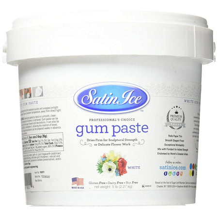 Satin Ice Gum Paste Modeling Cake Icing, 5 Lbs