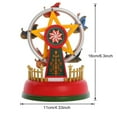thumbnail image 3 of GadgetVLot Luminous music carousel Christmas decoration requires 3 AAA batteries, 3 of 10