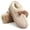 Beige, variant on Knivor Cozy Bootie Slippers for Women with Cute Bow Fuzzy Slippers Slip On Warm Furry Ankle Bootie Slippers Anti-Slip Sole for Indoor Outdoor House Shoes
