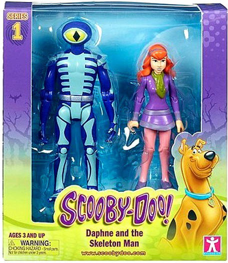 2 Figure Pack Scooby Doo & Skeleton Man Collectable Figures 