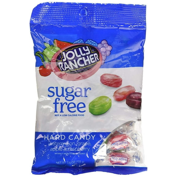 Jolly Rancher Sugar Free Hard Candy Assortment Peg Bag - 3.6 oz - 3 pk