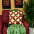 thumbnail image 5 of Parkland Collection Handmade Manak Traditional Multicolored Pillow Cover With Down Insert, 5 of 8