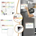 Magnetic Meal Planner for Refrigerator Magnetic Fridge Calendar Dry Magnetic Meal Planner for Refrigerator Magnetic Fridge Calendar Dry