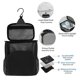 thumbnail image 3 of Hanging Toiletry Bag with Metal Hooks Men & Women Large Capacity Toiletry Bag, 3 of 5