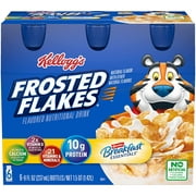 Carnation Breakfast Essentials Kellogg’s Nutritional Drink Frosted Flakes, 8 Fl Oz, (Pack of 3)