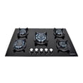 thumbnail image 1 of SUPRA Parrilla A Gas Empotrable ONIX 76 Cristal Templado 5 Quemadores Con Triple Flama Negro Mate 76 cm, 1 of 7