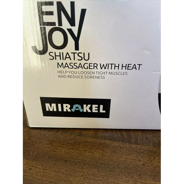 Shiatsu Back/Neck Massager with Heat Mirakel New Out of Box