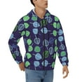 thumbnail image 4 of Zip Up Hoodies for Men - doodles leaves Long Sleeve Comfrt Men'S Fashion Hoodies & Sweatshirts, Jackets for Men Hoodies Pullover Clothing Clothes with Pouch, 4 of 5