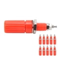 thumbnail image 1 of Banana Jack Socket, 10Pcs Plug Resistant Banana Plug Connector M3 Thread Copper + ABS 4mm  For Electronic Equipment For Circuit Red,Black, 1 of 8