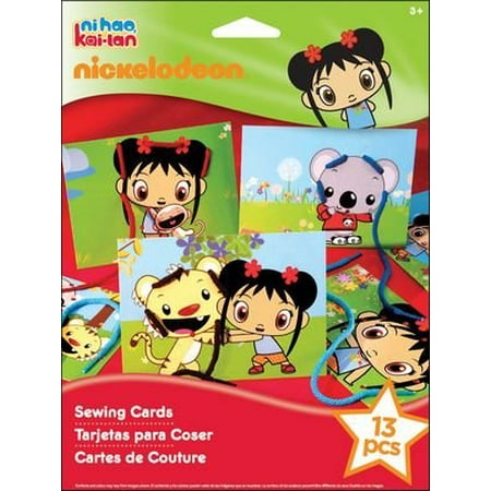 Ewing Card (Nickelodeon Ni Hao, Kai-lan Sewing Cards Kit, With bright, colorful Ni Hao Kai-Lan characters. By EK)