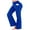 Blue, variant on Women Slightly Flare Yoga Pants Wide-Leg Elastic High Waist Casual Seamless Leggings Fashion Sports Stretch Trousers