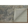 thumbnail image 4 of Feizy Zarah Modern Watercolor, Gray/Tan/Blue, 9' x 12' Area Rug Sheen Fade Resistant Handmade Industrial Distressed Floor Rug for Living room Bedroom, 4 of 9
