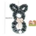 thumbnail image 4 of Easter Bunny Wreath 2026 Cedar Wreath, Rabbit Wreaths for Front Door, Realistic Pine Wreath, Large Green Cypress Wreaths for Home Fireplace Wall Window Porch Outdoor Xmas Holiday Decor (F, 24.4"), 4 of 10
